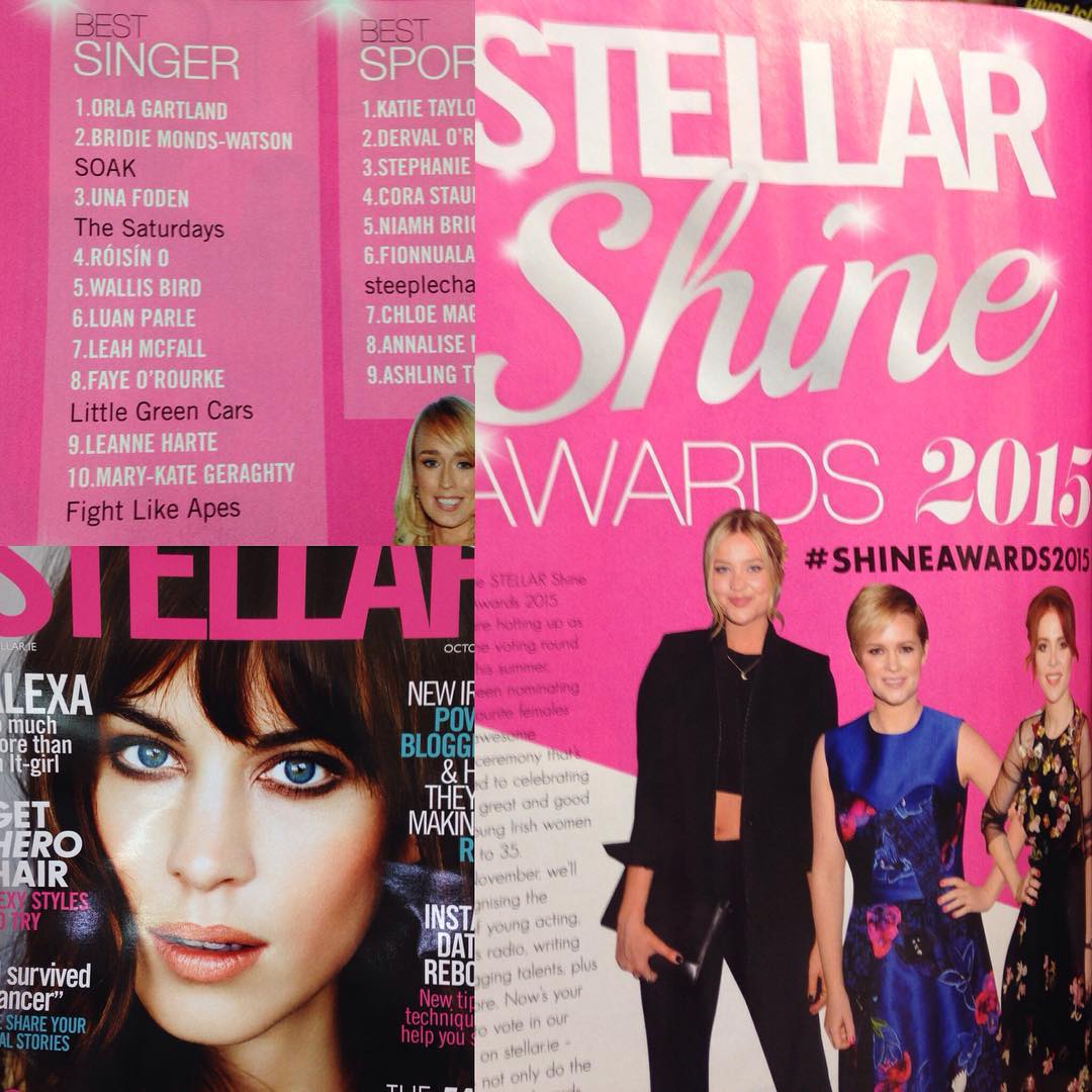 Ahhhhh amazing feeling seeing my name in Stellar Magazine for the #shine #awards don't forget you can still vote :) @stellarmagazine