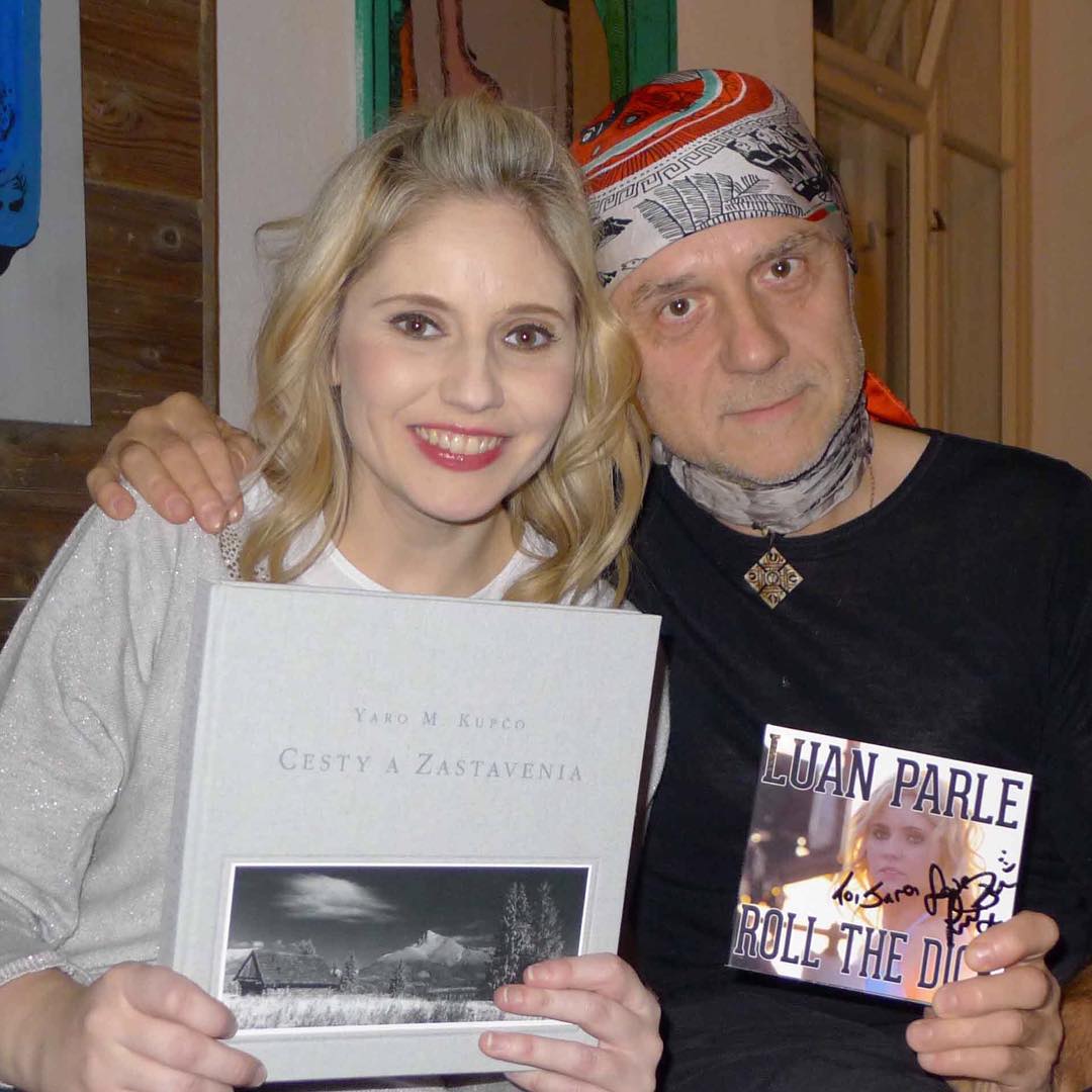 I was so honoured to meet this amazing man in Piestany Slovakia. The wonderful photographer Yaro M kup?o. He came to my gig & even signed his amazing book for me