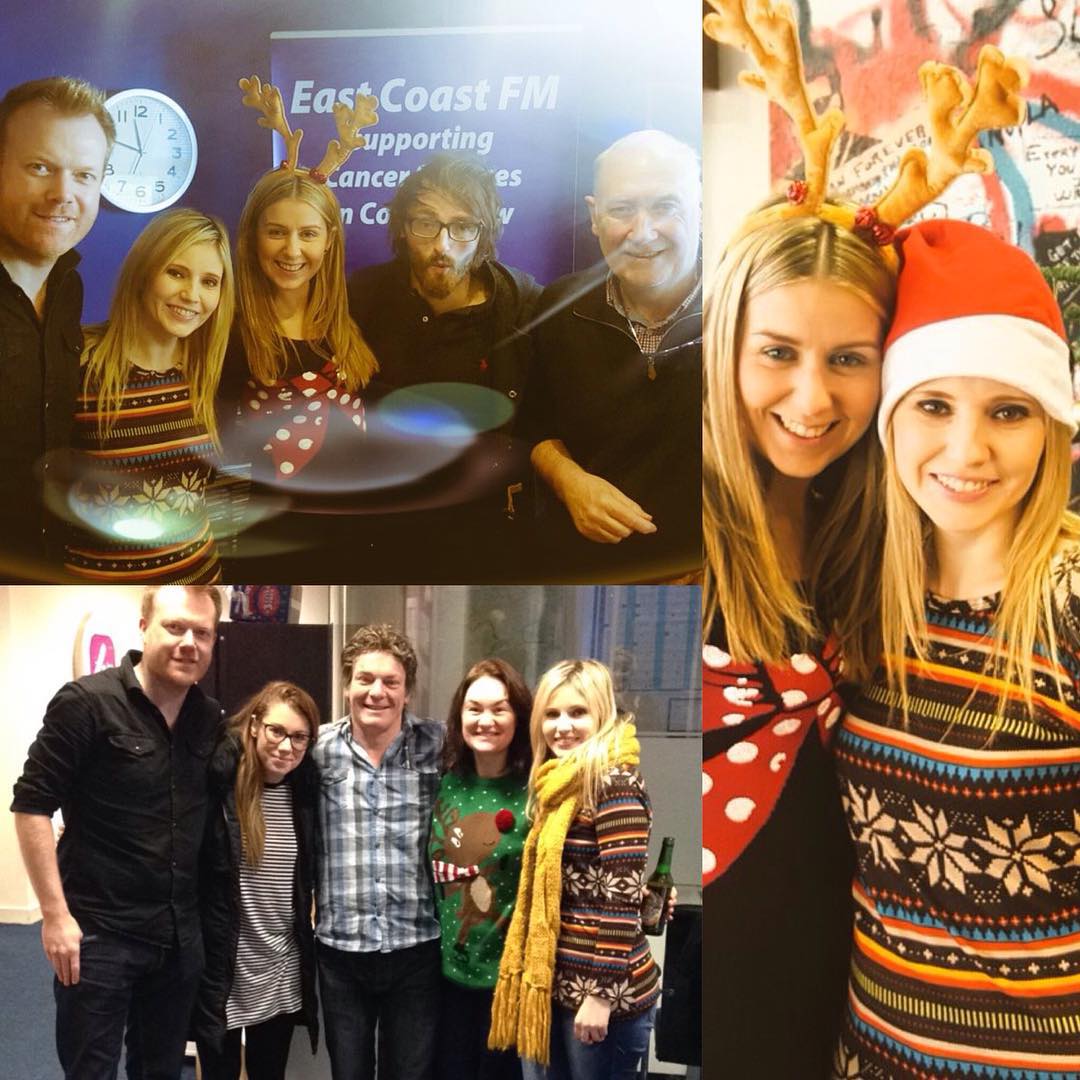 Had the most fabulous Christmas Eve today with some of my favourite people. We performed Christmas tunes on East Coast FM with the oh so lovely Declan Meehan & then onto 4FM's Niall Boylan to join these legends!!! Happy Christmas folks, have a fab one xx