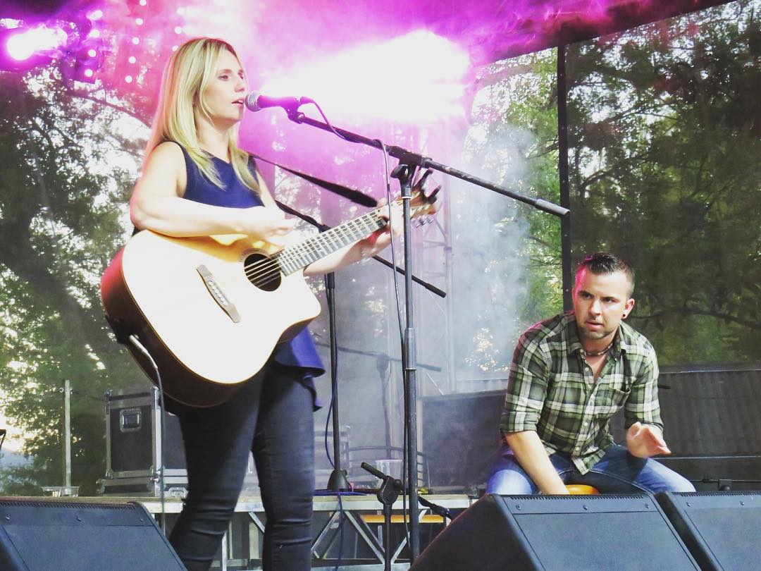 Onstage at FestDobréRybníky Slovakia