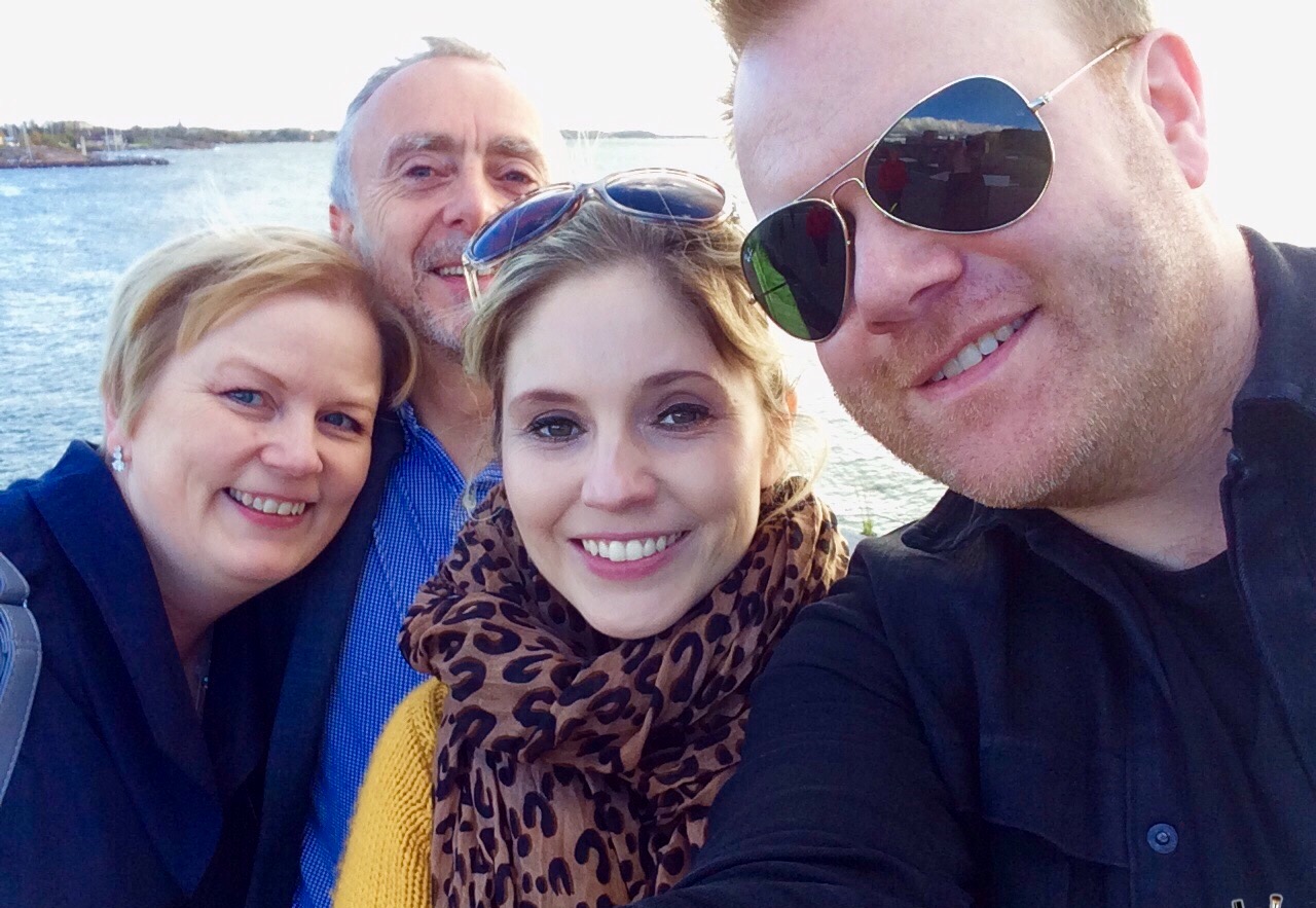 Finland, Hotspot Greystones & Iontas Arts Castleblayney - LUAN PARLE enjoying the sights with Stephen and Marika on route to Ranta Casino