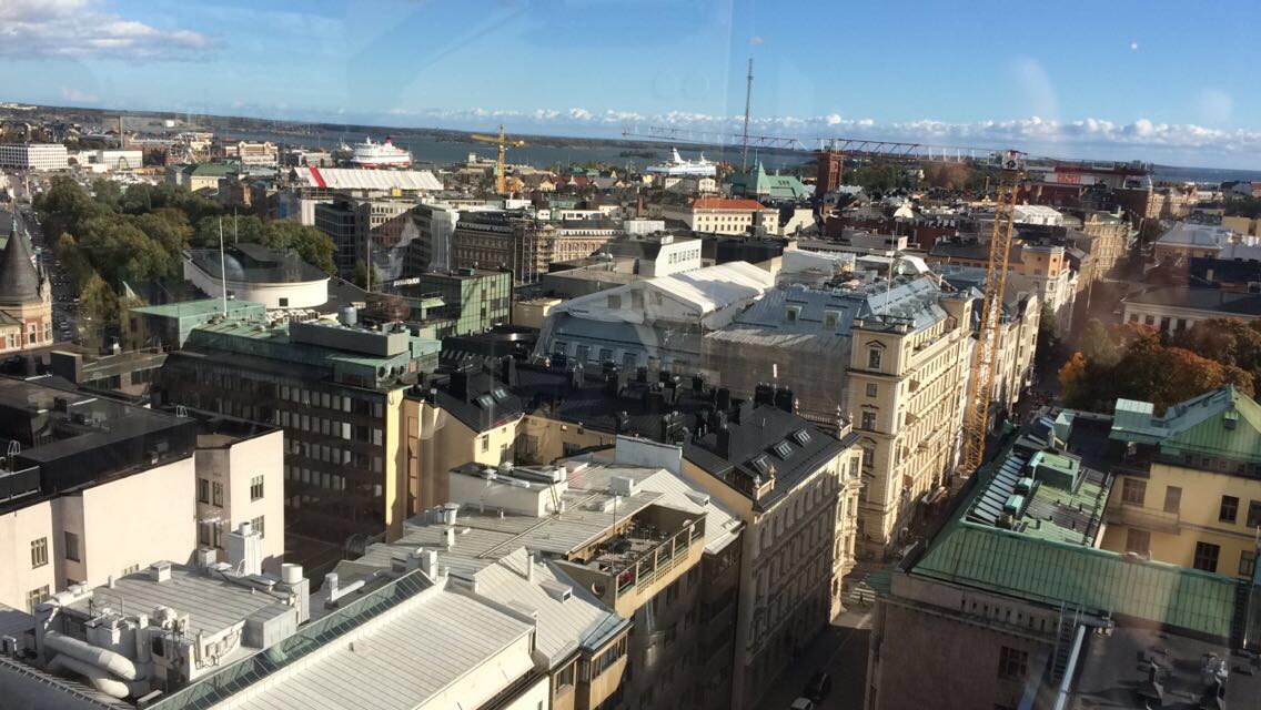 Finland, Hotspot Greystones & Iontas Arts Castleblayney - LUAN PARLE View from the rooftop bar Torni Hotel Helsinki