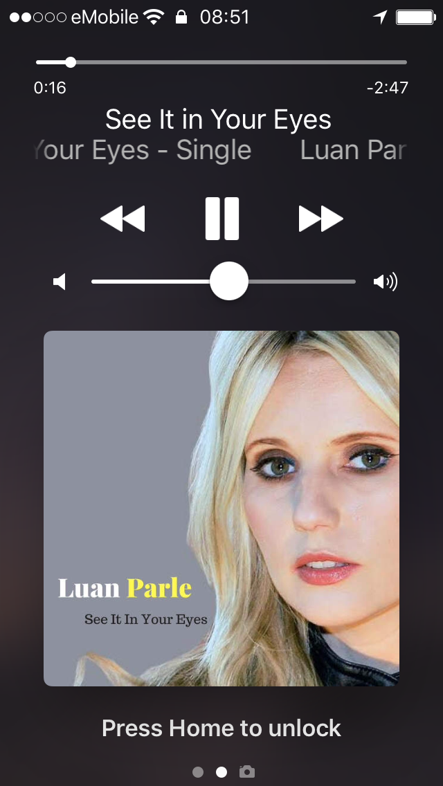 See It In Your Eyes from Songs From The Vault on iTunes - LUAN PARLE LUAN PARLE - IMG 8110